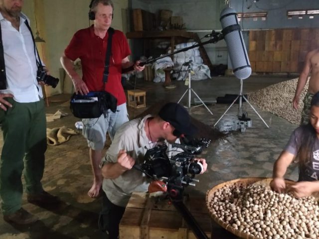 Spice trader with nutmeg in Ternate