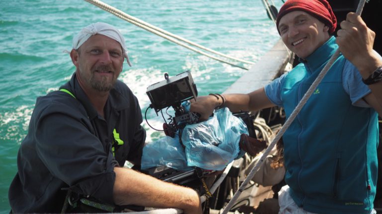 Terra X – Magellan: DOP Sebastian Hattop and camera assistant Thomas Wozny