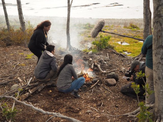 Cultural heritage site of the Kawèsqar in Patagonia