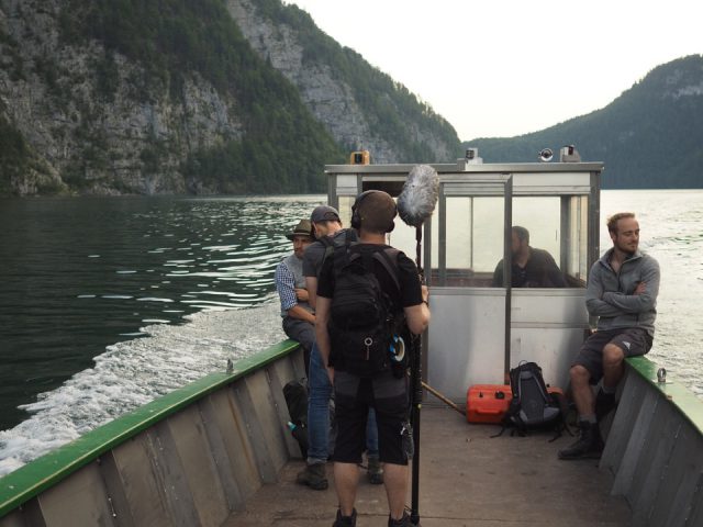 MIt Revierleiter TIlman Piepenbrink auf dem Königssee