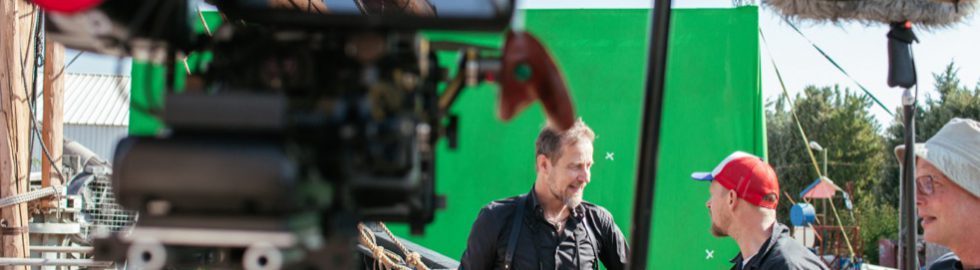 Green screen set in Bukarest