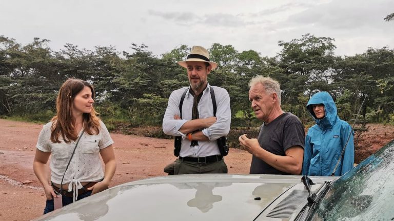 discussion the shooting with producer Alexandra Böhm, Friedemann Schrenk and photographer Anne Smith